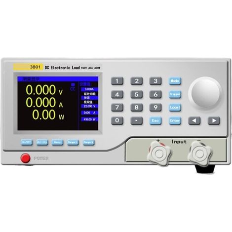 Testeur de capacité de Batterie Testeur de résistance Interne de capacité de Batterie VC3801S/3802/3804 de Charge électronique CC Programmable (Color : B, Size : 3801S) (1/5)