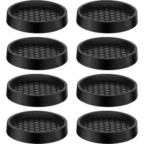 Pads Antidérapants Pour Pieds De Meuble - 50 mm - En Caoutchouc - Pour Sol Bois Parquet Carrelage - Lot De 8 (1/5)