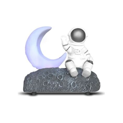 Haut-parleur Bluetooth astronaute clair de lune adapté aux cadeaux d'anniversaire (doré) (1/3)