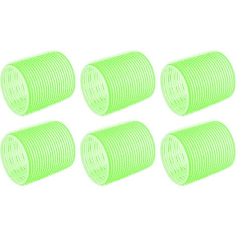 Rulos de pelo autoadherentes con velcro de 64 mm, 6 unidades (1/2)