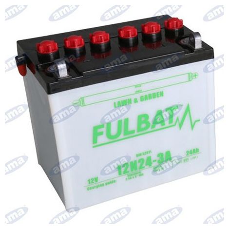 Batterie sèche universelle pour tracteur 24Ah / 12V / 130 Ampères