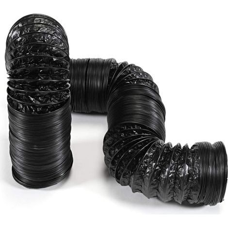Reinforced flexible hose, 200 mm, aluminum polyester, 10 m, ventilation/air conditioning (1/4)