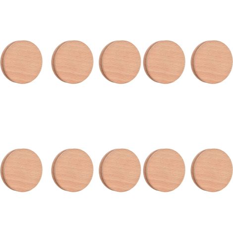 Rondelle à chanfreiner pour cuir en bois de hêtre - 10 outils DIY pour finition des bord (1/5)