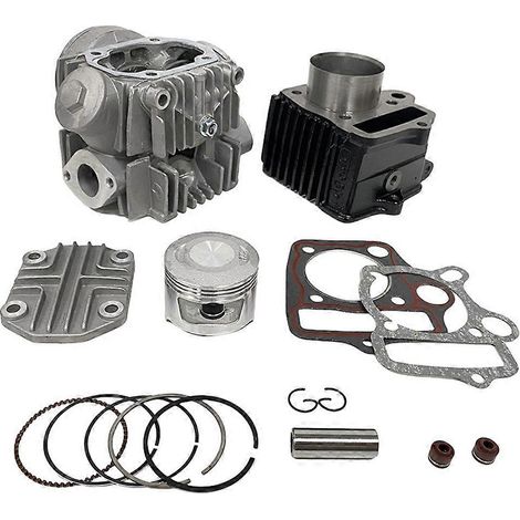 Kit de joints de culasse, piston et cylindre de moteur de moto 50 mm - compatible Honda 70cc ATC70 CRF70 JH70 CT70 TRX70 XR70 12251-111-730 (1/5)
