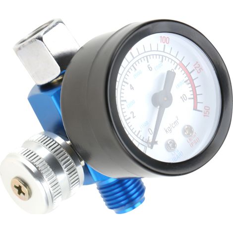 1/4"-Spritzpistolen-Luftdruckregler-Manometer-Zubehör (1/5)