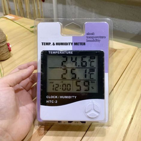 Thermometre Interieur Et Exterieur - Hygrometre Sans Fil - Station Meteo Numerique - Pour Maison Jardin Bureau - 1 Unite (1/3)