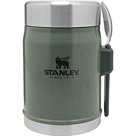 Klassische Lunch-Thermoskanne mit Besteck – 0,4 l, grün / STANLEY (1/5)