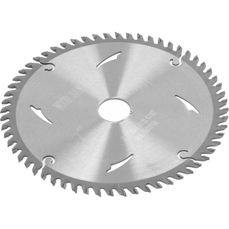 Lame de scie circulaire à pointes en carbure, 7 x 60 dents, pour le travail du bois, argent (1/5)