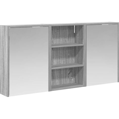 Maison Exclusive - Badezimmerschrank-Set 3 pcs 126 x 16 x 62,5 cm