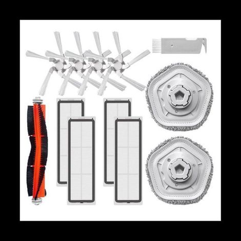 Pour Accessoires D'Aspirateur Robot Bot W10 W10Pro, Brosse LatéRale Principale Filtre HEPA PièCes de Rechange en Tissu (1/5)