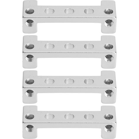 4-teiliges Set doppelseitiger 90-Grad-Servohalterungen aus Aluminium für Roboter und mechanische Modelle (1/5)