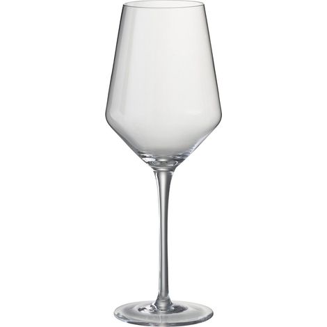 Bicchiere Vino Bianco Leo in vetro9x9x24 cm Trasparente
