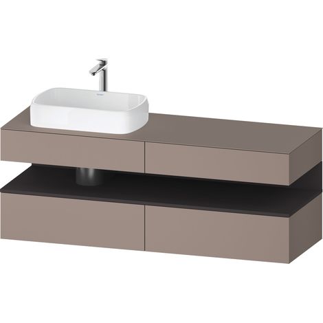 Duravit Collection One Meuble sous-vasque sur console, 2 tiroirs,