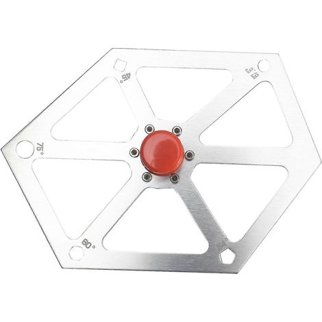 Règle hexagonale magnétique en alliage d'aluminium pour scie circulaire de table (1/5)