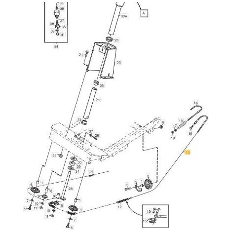 ORIGINAL STIGA LINKS LENKKABEL – 1134-5192-01