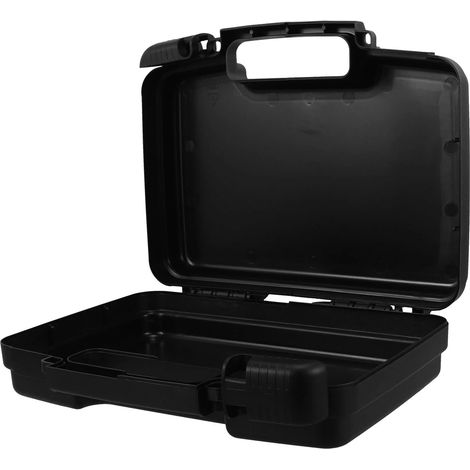 Boîte à outils multifonctionnelle portable en plastique PP noir (1/5)
