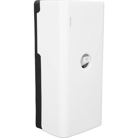Diffuseur d'huiles essentielles silencieux et sûr pour la maison, le bureau, la chambre et la salle de bain (blanc) (1/5)