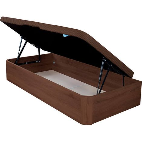 Coffre de canapé pliant latéral Relax 90x190cm - Wengue