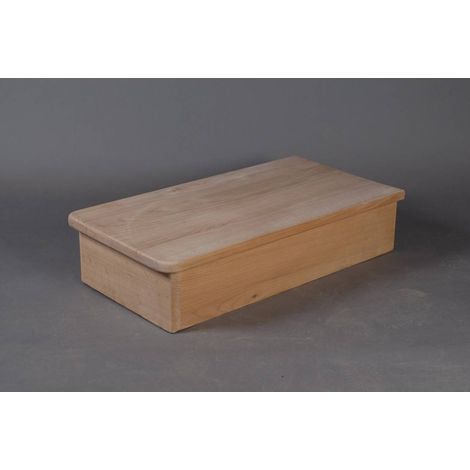 Socle réhausseur en sapin massif – Ajustable et recoupable – Dimensions L 100 cm × P 50 cm × H 20 cm – Pour escalier intérieur