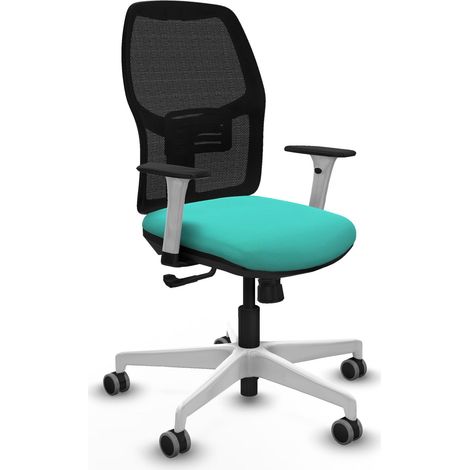 Chaise de bureau piqueras y crespo Alfera blanc support lombaire (1/2)