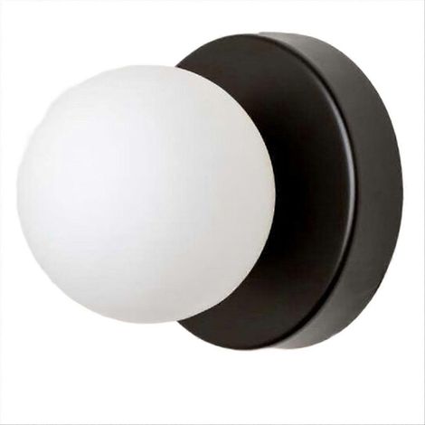 Applique murale LED en verre de style nordique, base minimaliste, idéale pour chambre, bureau, couloir, escalier, entrée. (1/5)