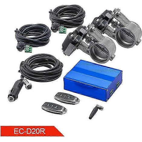 Vlvula De Control De Escape Universal, Doble Juego De Recorte Con Control Remoto Para Tubera De 2 "/2,36"/2,5 "/3", 2 Juegos( 3 inch set) (1/5)