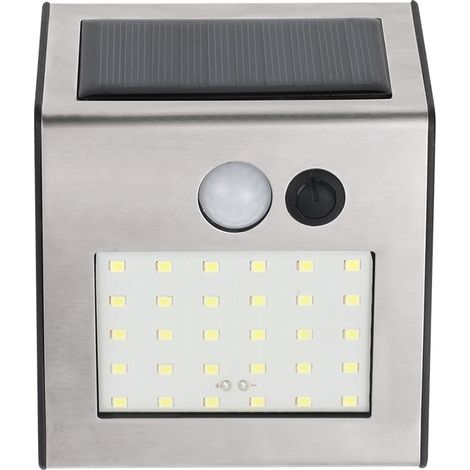 30 LED Lampe Solaire Extérieure Lumière Solaire Extérieure avec Détecteur de Mouvement Grand Angle 120º Éclairage Solaire Extérieur Étanche IP65 Murale pour Jardin entrée (1/4)