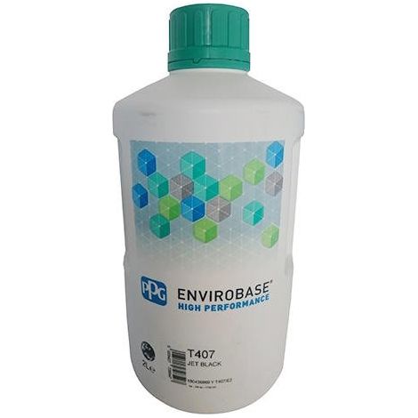 PPG Envirobase HP T407 JET BLACK 2 LITER