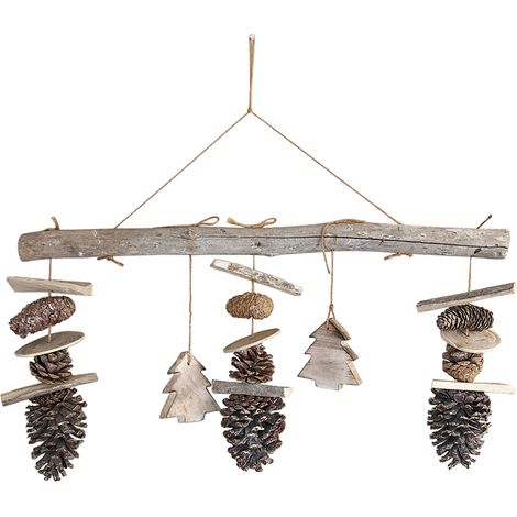 Holz Mobile Baum Tannenzapfen-D76229-Baum (1/2)
