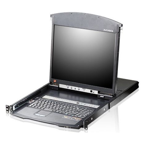 ATEN KL1508AIM-AXA-ITG console a rack 43,2 cm (17") 1280 x 1024 Pixel Metallo Nero 1U (1/4)