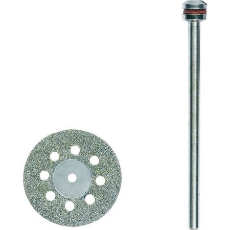 Proxxon – Disques à tronçonner diamanté Ø 20 mm – Épaisseur 0.6 mm – Orifices de refroidissement pour coupe précise – Pour céramique et métaux non ferreux