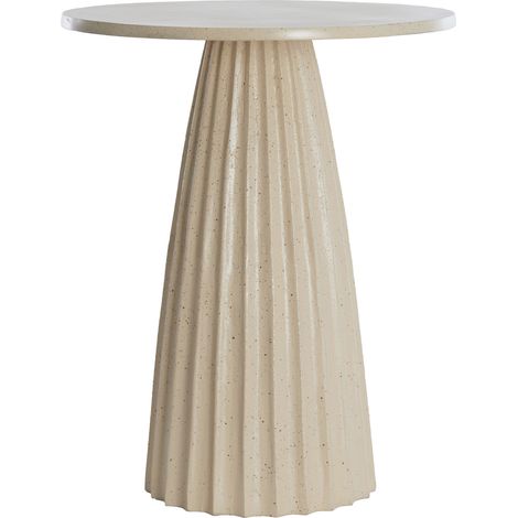 Light & Living VEGLIA Beistelltisch Sand mit Hellbraun – Ø45x56