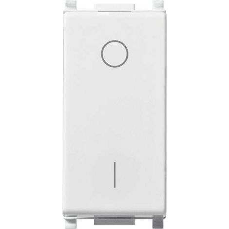 Interruptor iluminable blanco 2P 16 A 250 V Plana