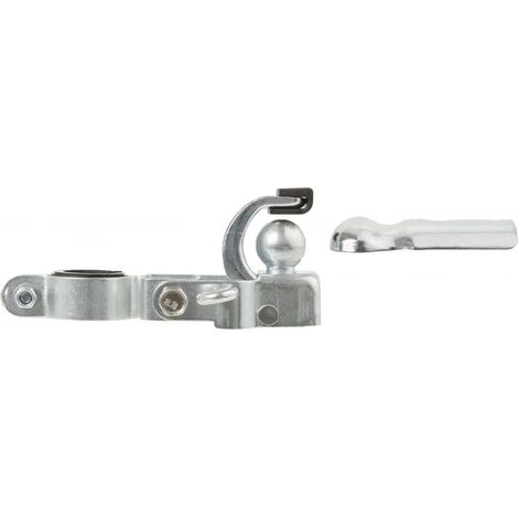 Boule d'attelage pour remorque vélo – Fixation universelle 24-34mm – Dételage facile – Compatible avec porte-bagages et tiges de selle – M-Wave