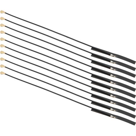 10 pièces Antenne Interne FPC 2.4G 3dBi Souple pour Bluetooth Première Génération, Module Surveillance Sans Fil avec Connecteur IPEX