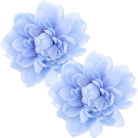 de Rideaux Fleur 2 Pices Bleu Turquoise Motif Floral (1/5)