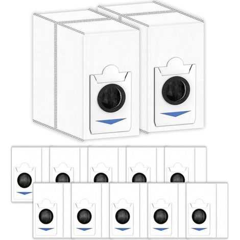 (12 pieces) Replacement dust bags for T30S compatible with the ECOVACS DEEBOT T30S/ T30S Combo/ X2 Combo vacuum cleaner, dust bag accessories for T30S Combo vacuum cleaner, collection bags. (1/4)
