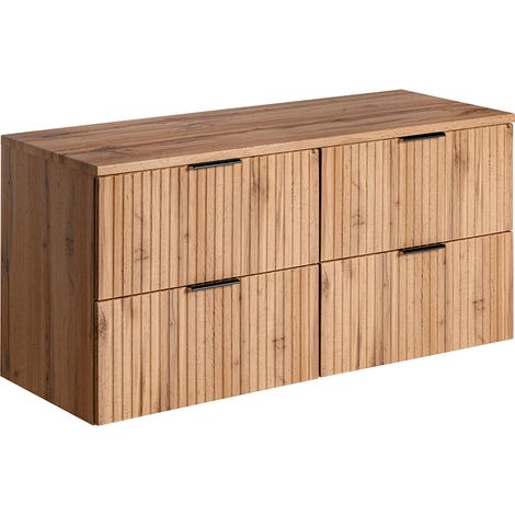 Mueble bajo lavabo 120cm encimera Adriel Madera