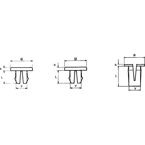Rivet à expansion PB Fastener 317-1994-000 Ø du trou 7.1 mm PA 6.6 naturel 1 pc(s)