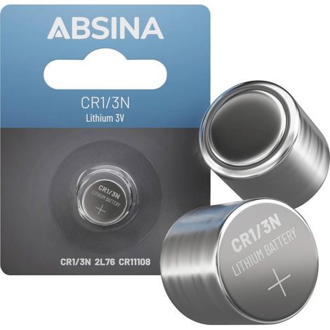 Absina Pile bouton CR 1/3 N 3 V 1 pc(s) lithium (1/2)