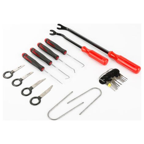 Outils pour garnitures 35pcs, Kit d'outil de dépose de Panneau de Porte Automatique Outils Démontage Installation (1/4)