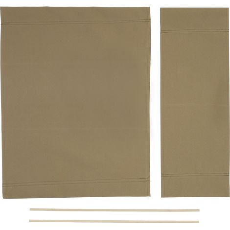 Housse de chaise imperméable et anti-poussière en tissu Oxford kaki pour siège Director Club (1/5)