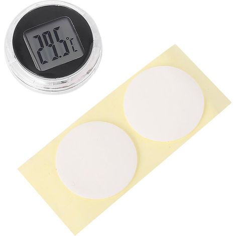 Mini thermomètre pour moto, autocollant étanche, horloge de fixation pour moto (1/5)