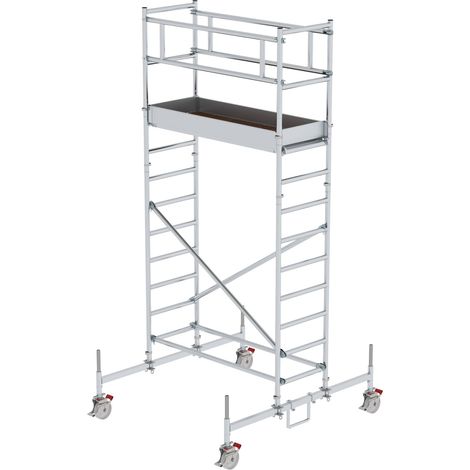 Munk Rollgerüst mit Fahrbalken 0,75x1,80m Plattform 5,00m AH (1/4)