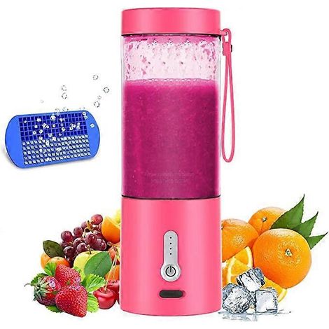 Blender portable Jet pour milkshakes et smoothies, blender de voyage personnel pour protéines avec batterie rechargeable USB 4000 mAh, broie la glace, les fruits congelés (1/5)