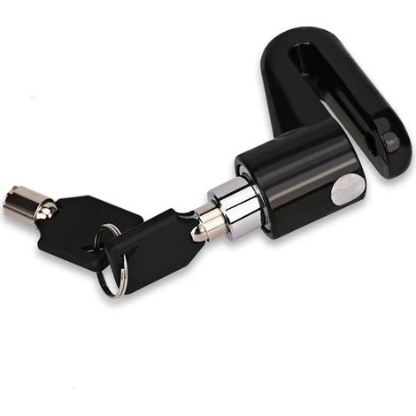 Blocco per freno a disco ruota bici/moto antifurto in acciaio Colore - Nero Dark(scuro) (1/5)