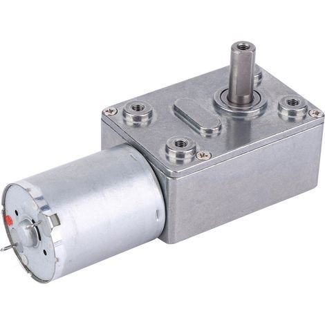 Mikro-Gleichstrommotor, Schneckengetriebe mit hohem Drehmoment, 24 V (10 U/min) (1/5)