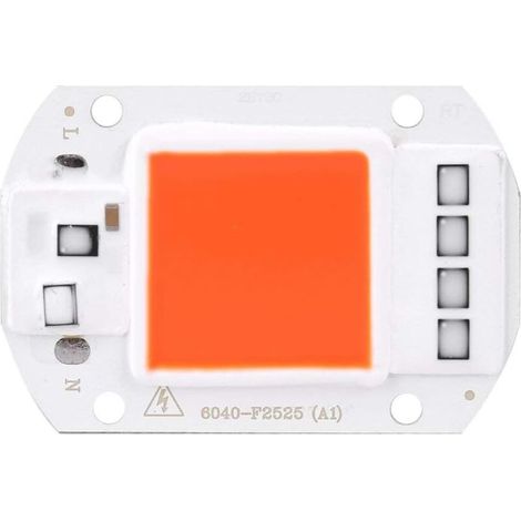 Fdit LED COB Lamp Light AC 220V Light Source for DIY LED Spotlight Floodlight Energy Saving Lamp 50W (Orange) (1/5)