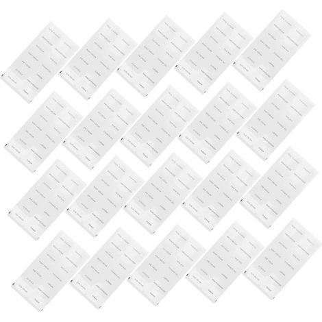 Aufkleber 500 Blatt Kürbisform wasserdichte Aufkleber 8
