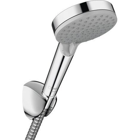 Vernis Blend - Set de ducha con soporte mural, teleducha 100 Vario 2 chorros EcoSmart, maguera 160 cm, cromo (26278000) (1/2)